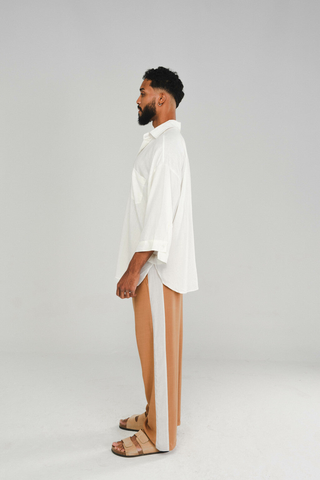 Camisa Oversized Viscose Off White