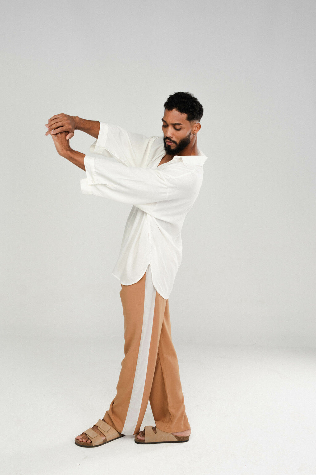 Camisa Oversized Viscose Off White