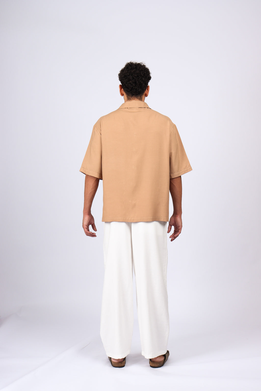 Camisa Peixes Bege