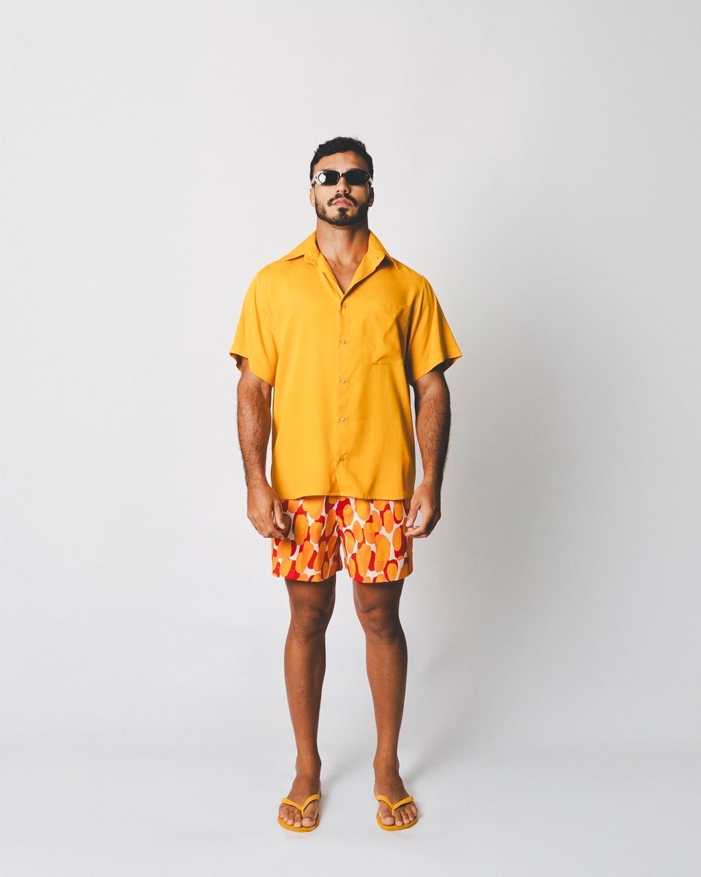 Camisa Viscose Amarela