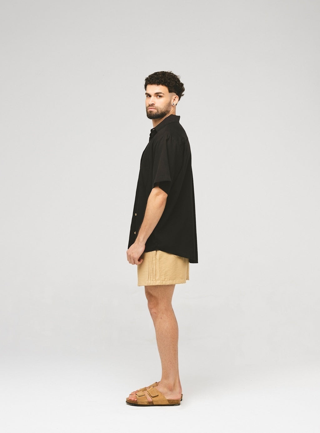 Camisa Viscose Preta