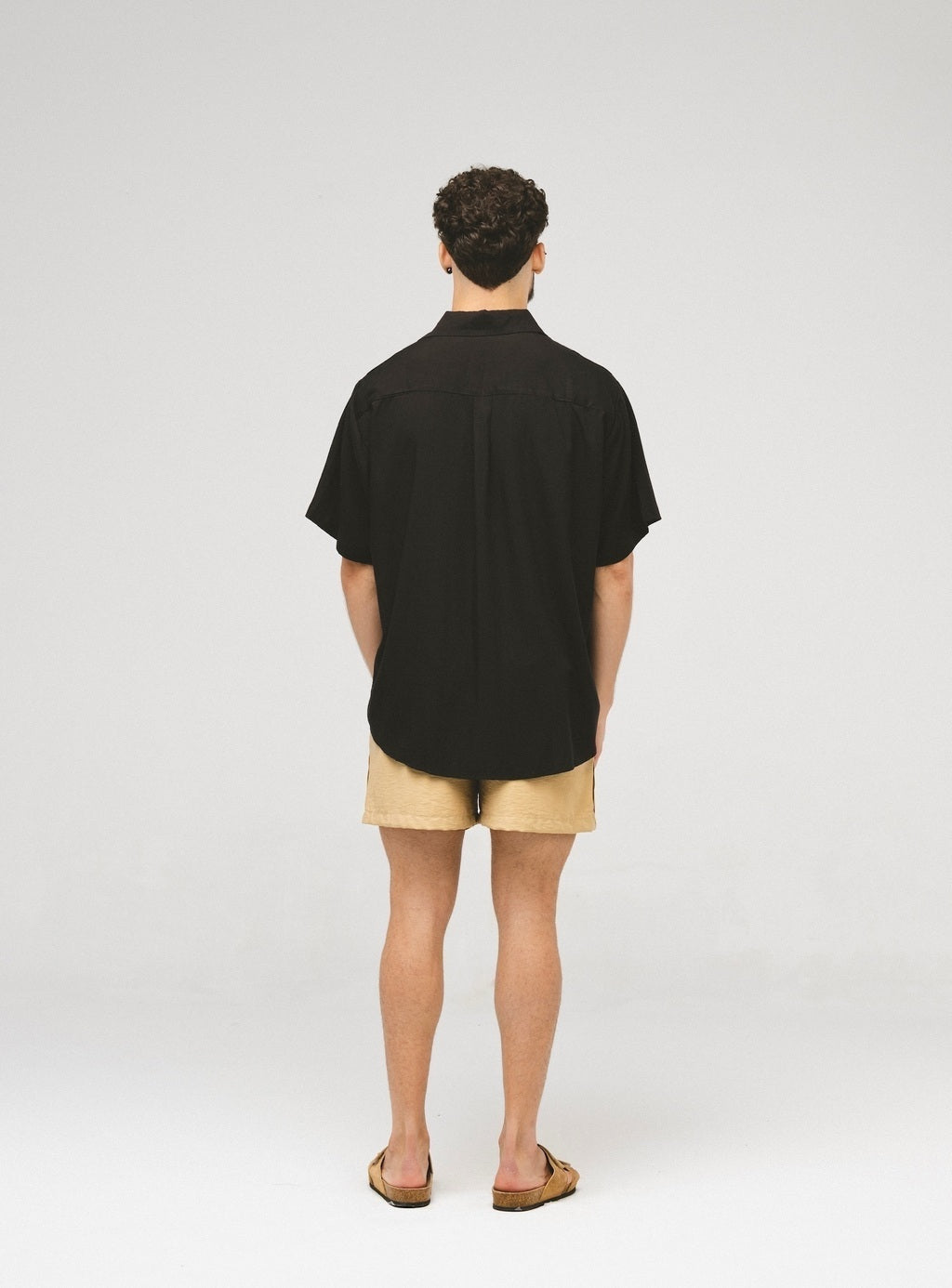 Camisa Viscose Preta