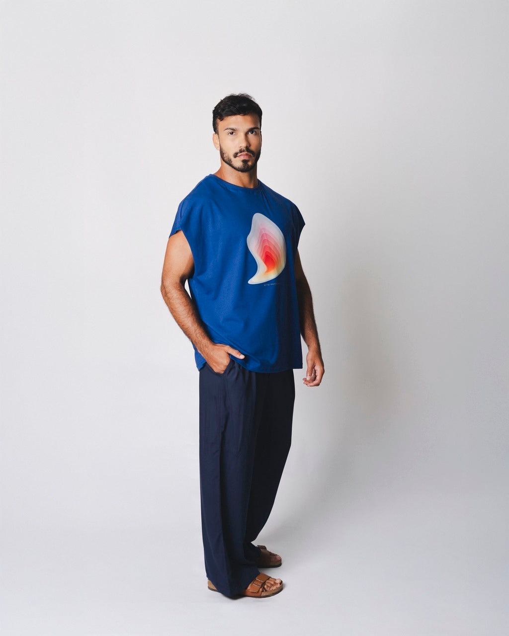 Regata Oversized cores azul