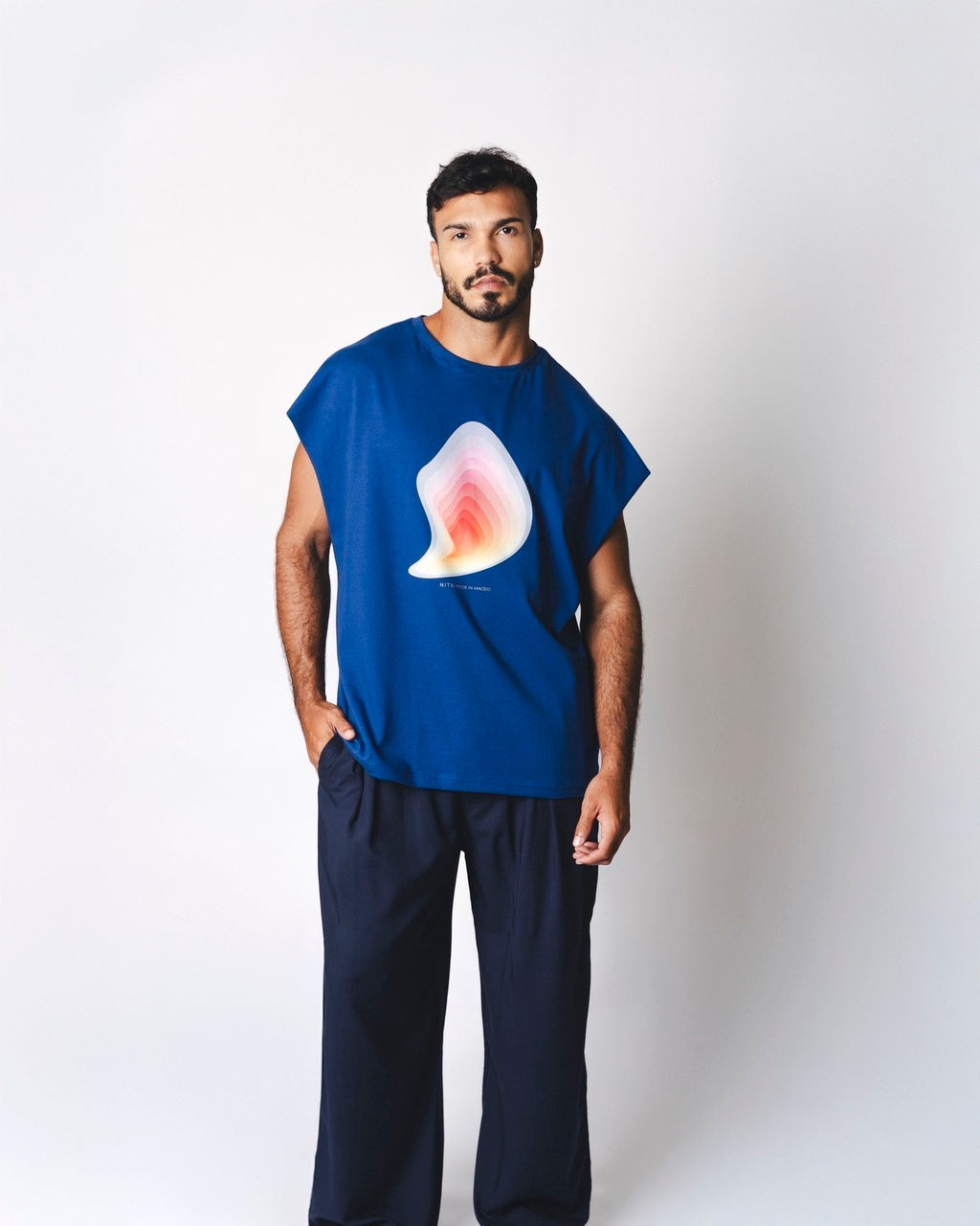 Regata Oversized cores azul