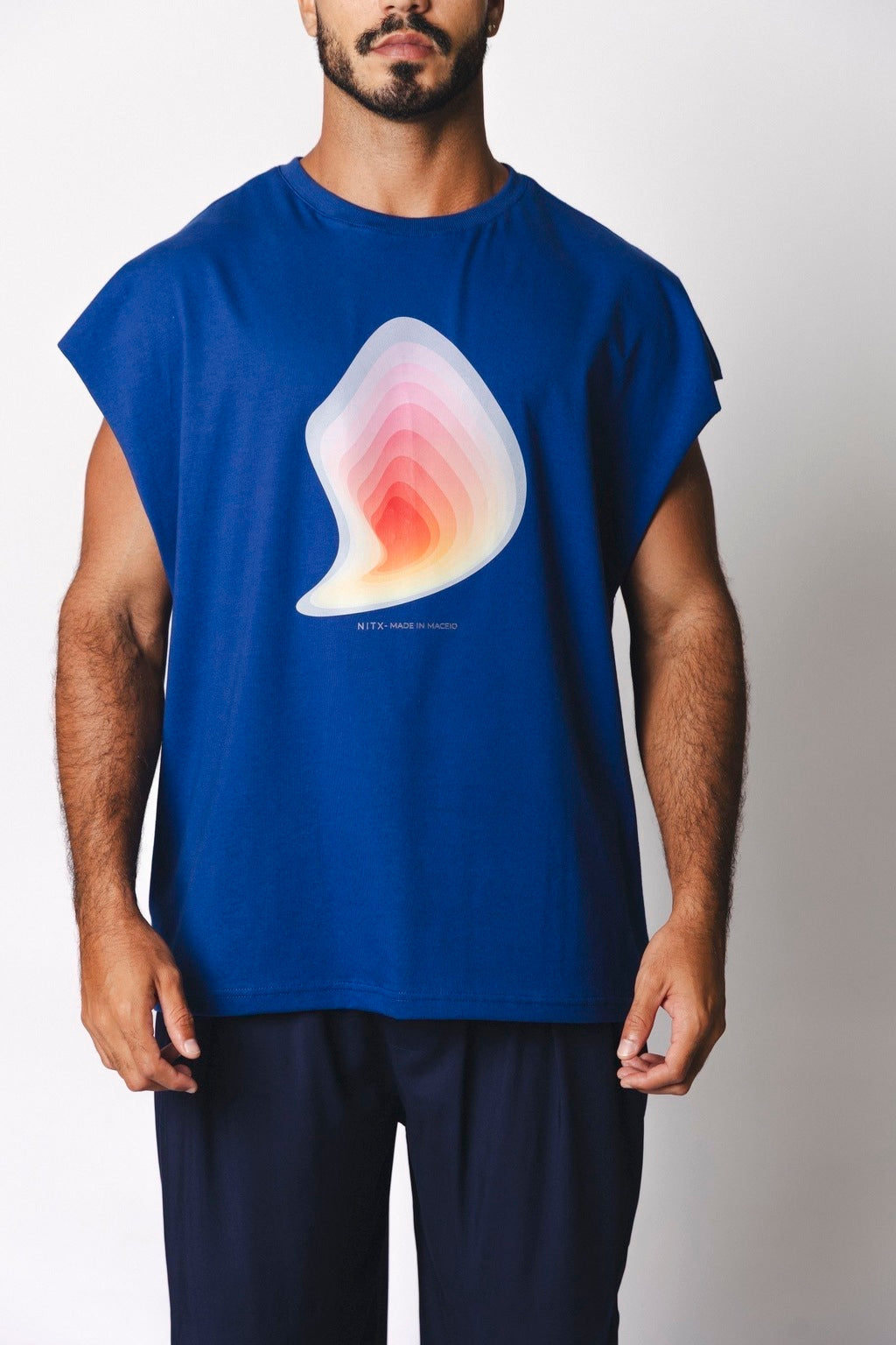 Regata Oversized cores azul