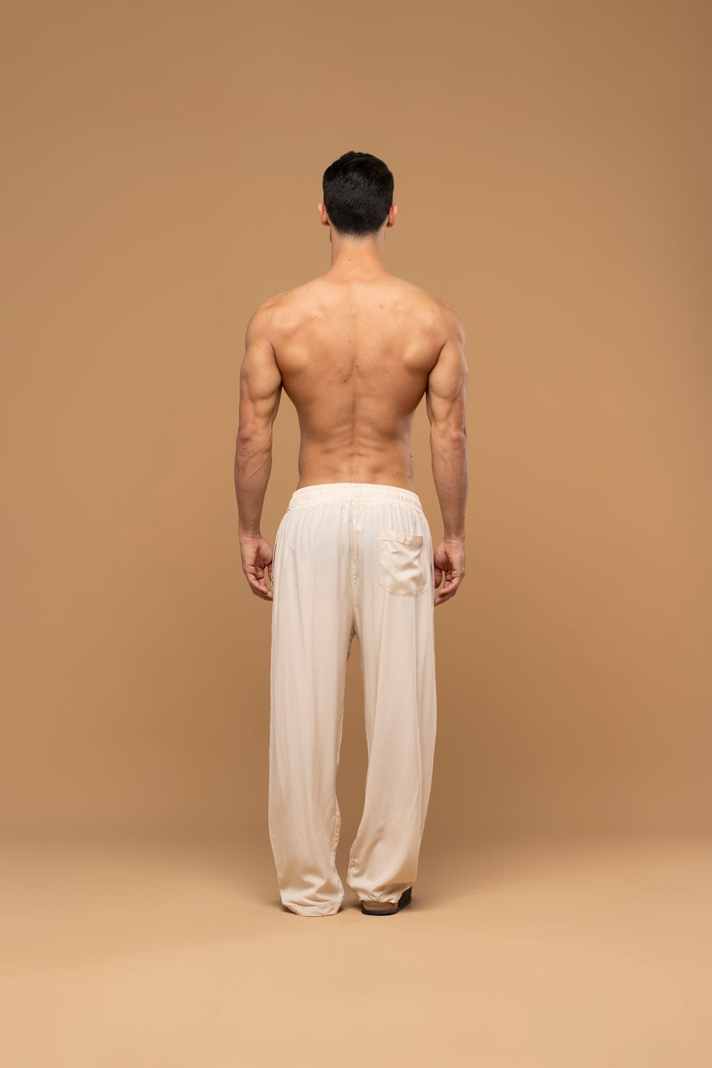 Calça Viscose Bege