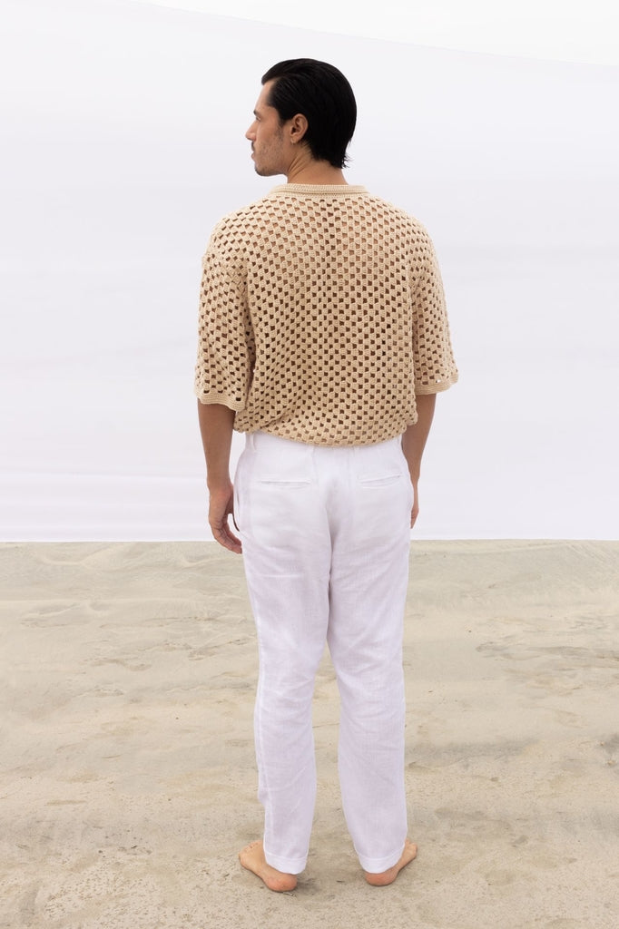 CAMISA CROCHÊ NUDE
