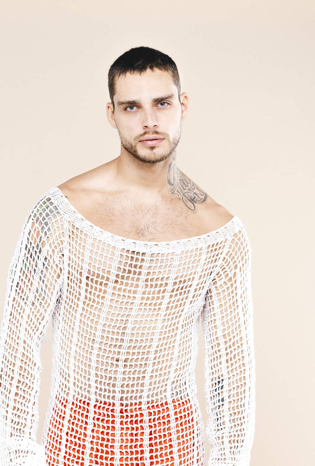 CAMISA MANGA LONGA CROCHÊ BRANCA