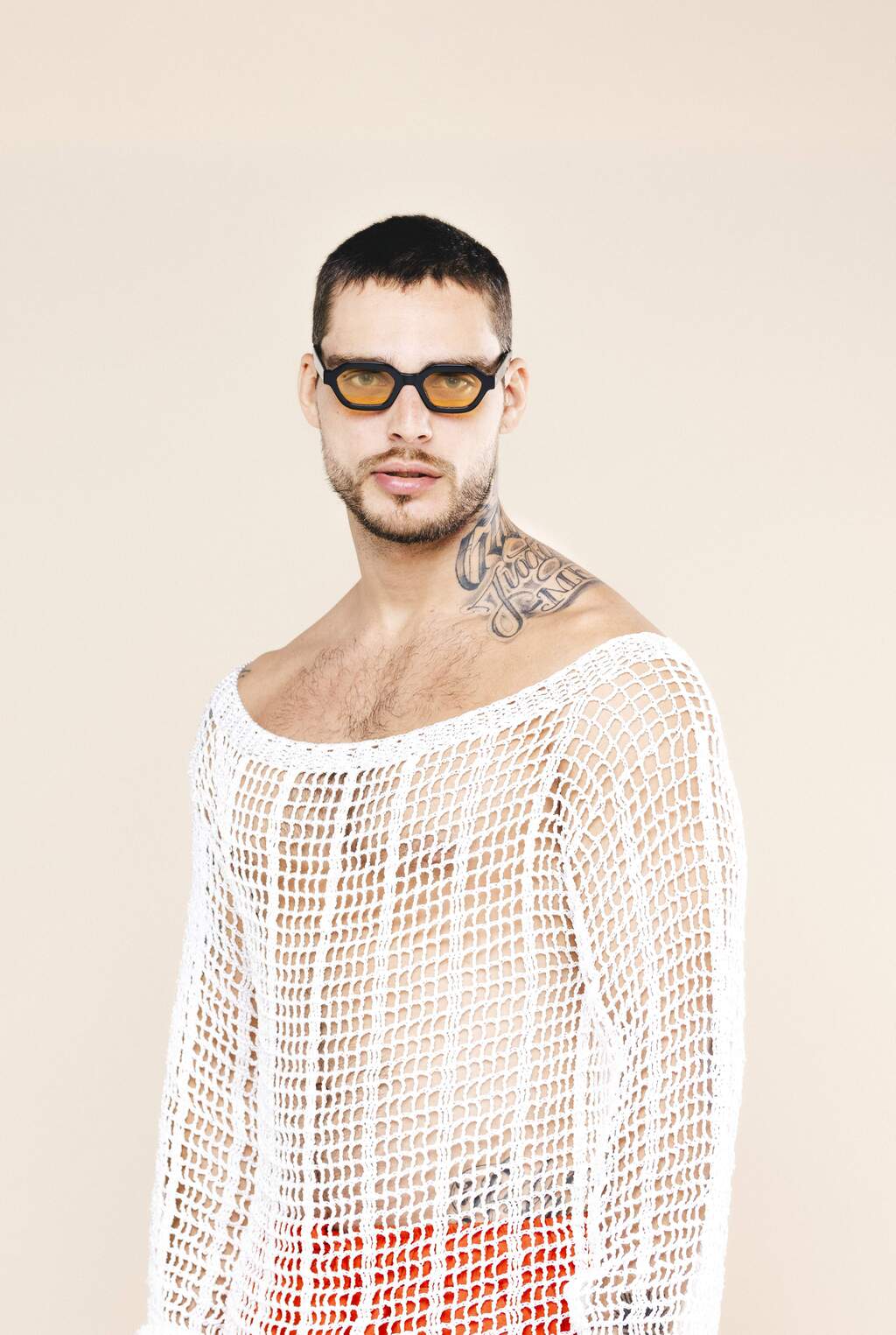 CAMISA MANGA LONGA CROCHÊ BRANCA