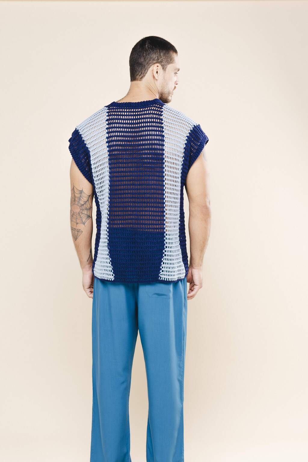 CAMISA REGATA CROCHÊ MAR DE BRISA