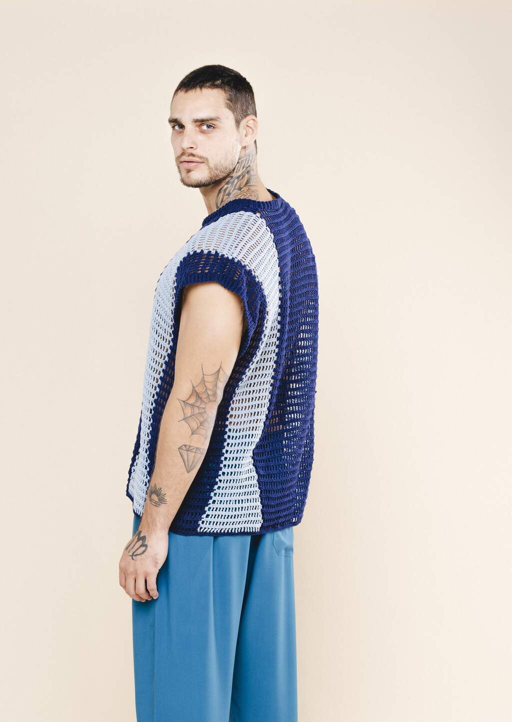 CAMISA REGATA CROCHÊ MAR DE BRISA