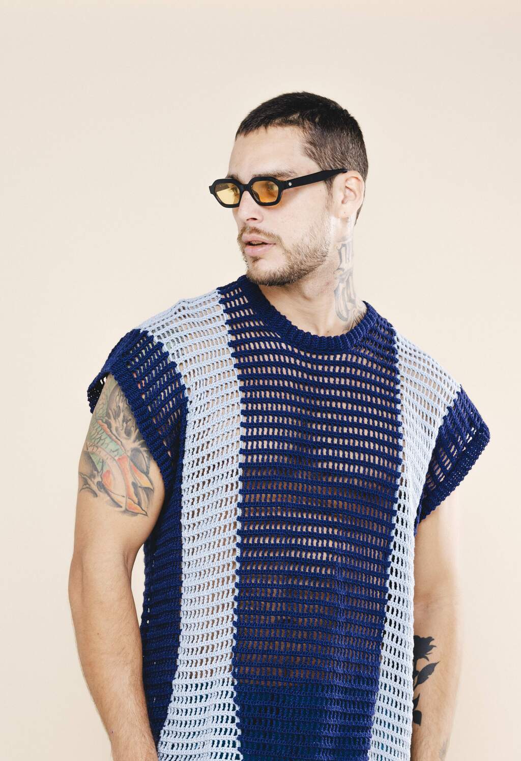 CAMISA REGATA CROCHÊ MAR DE BRISA