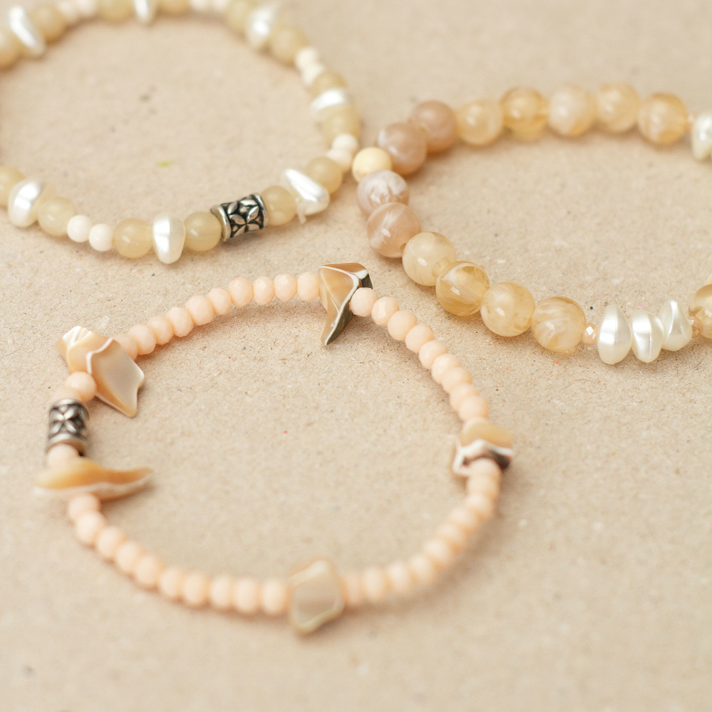 MIX DE PULSEIRAS AREIA