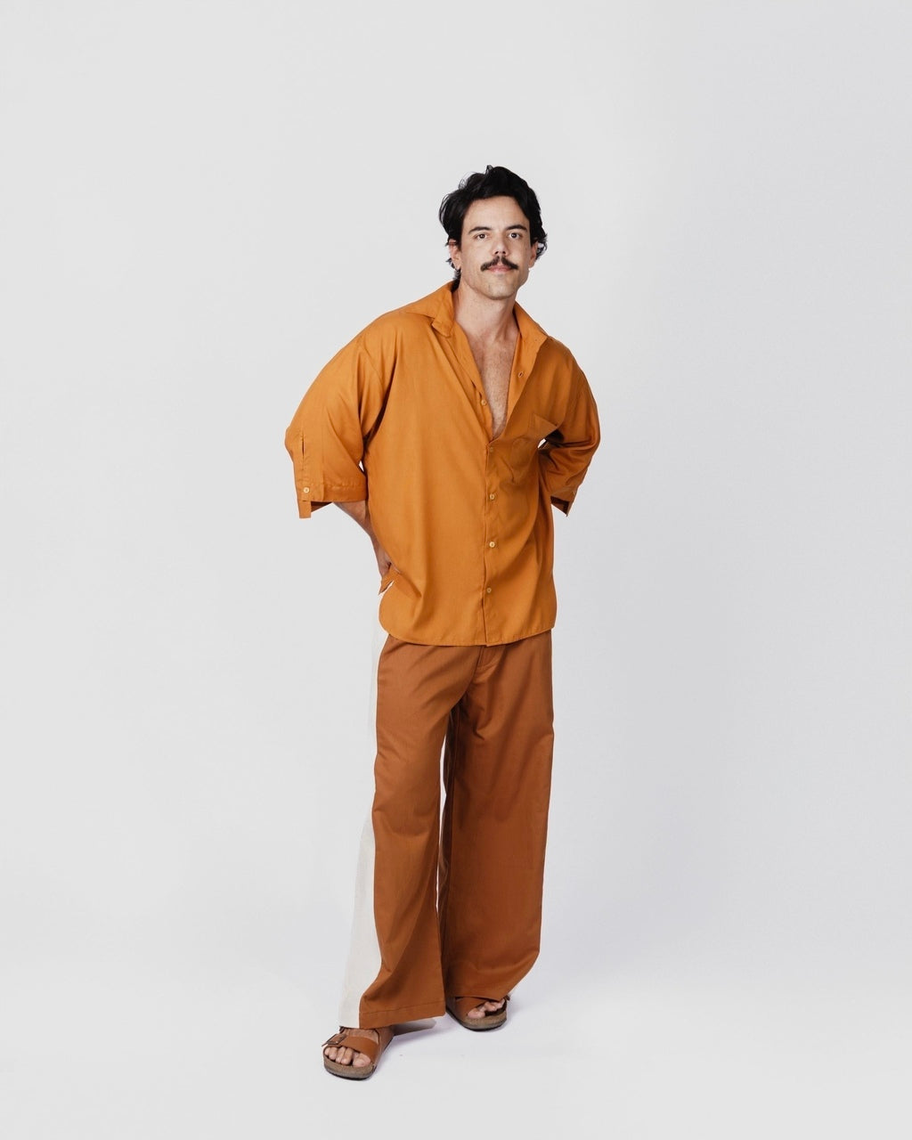 Camisa Oversized Marrom