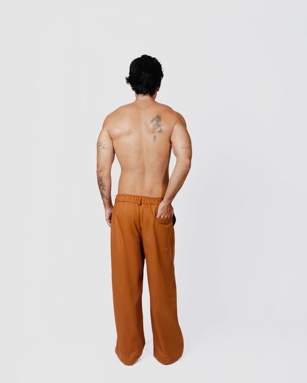 Calça Alfaiataria Marrom