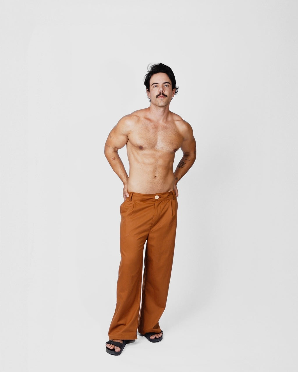 Calça Alfaiataria Marrom