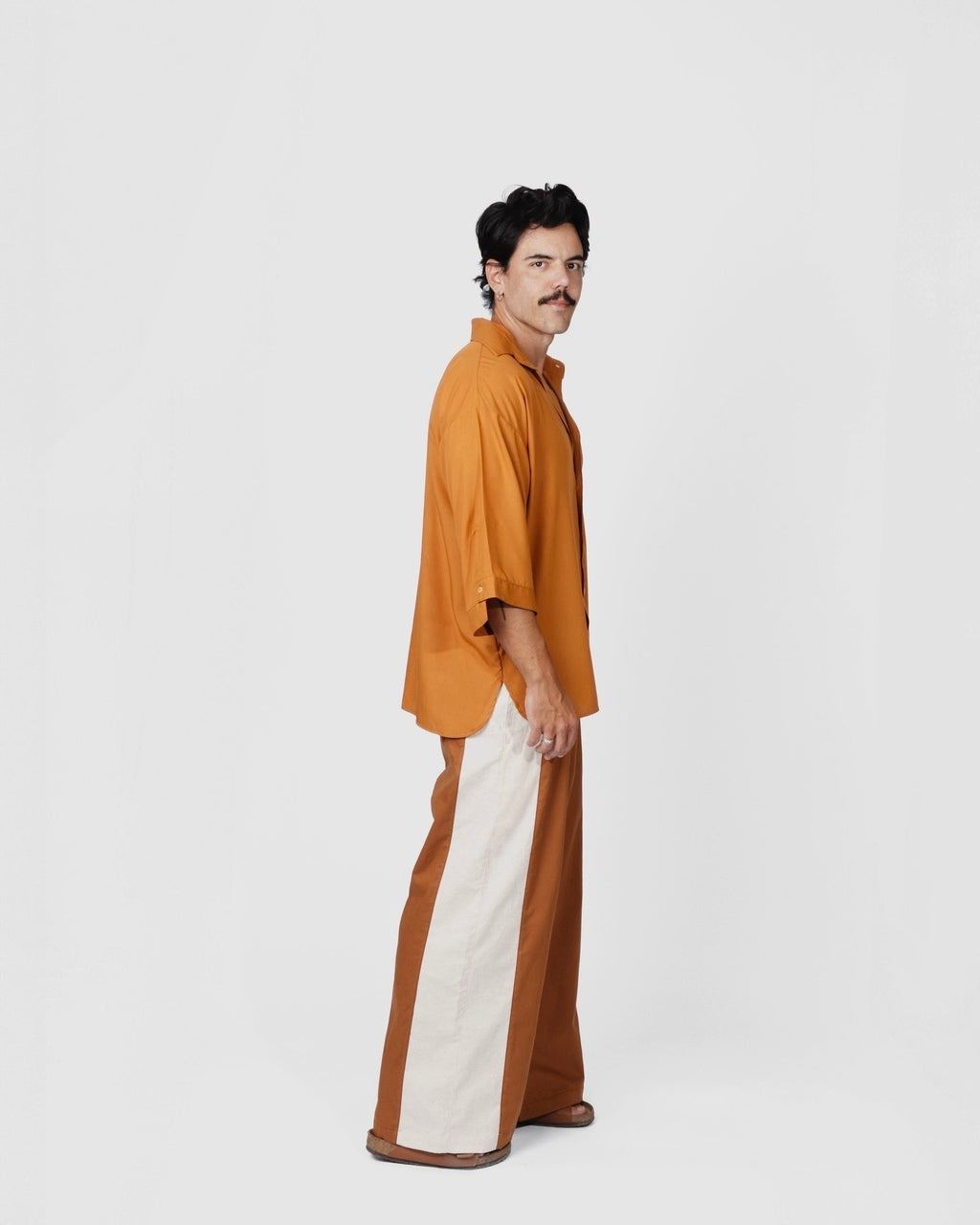 Camisa Oversized Marrom