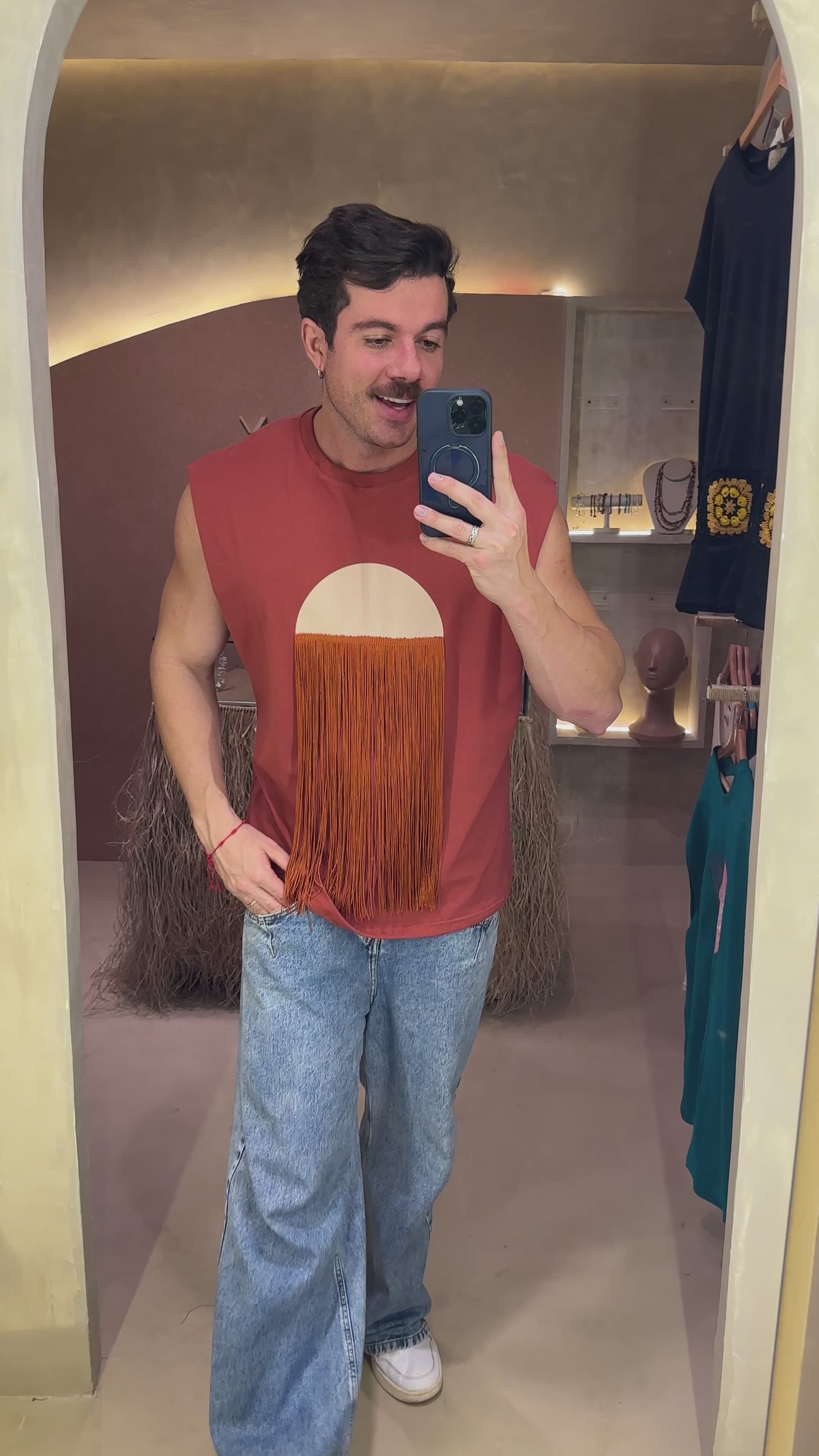 Regata Franjas Terracotaㅤ ㅤㅤㅤㅤㅤㅤㅤㅤㅤㅤㅤ