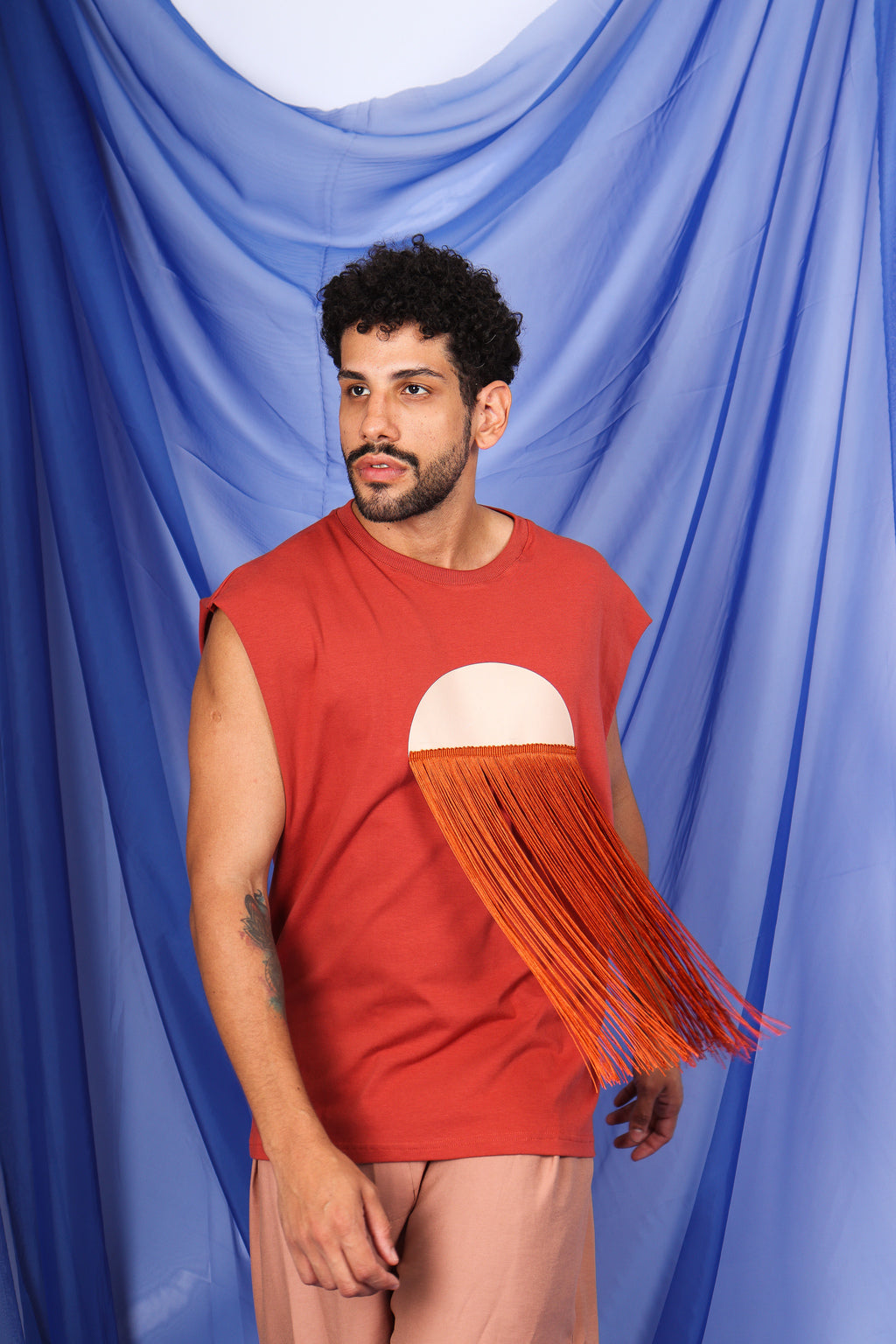Regata Franjas Terracota