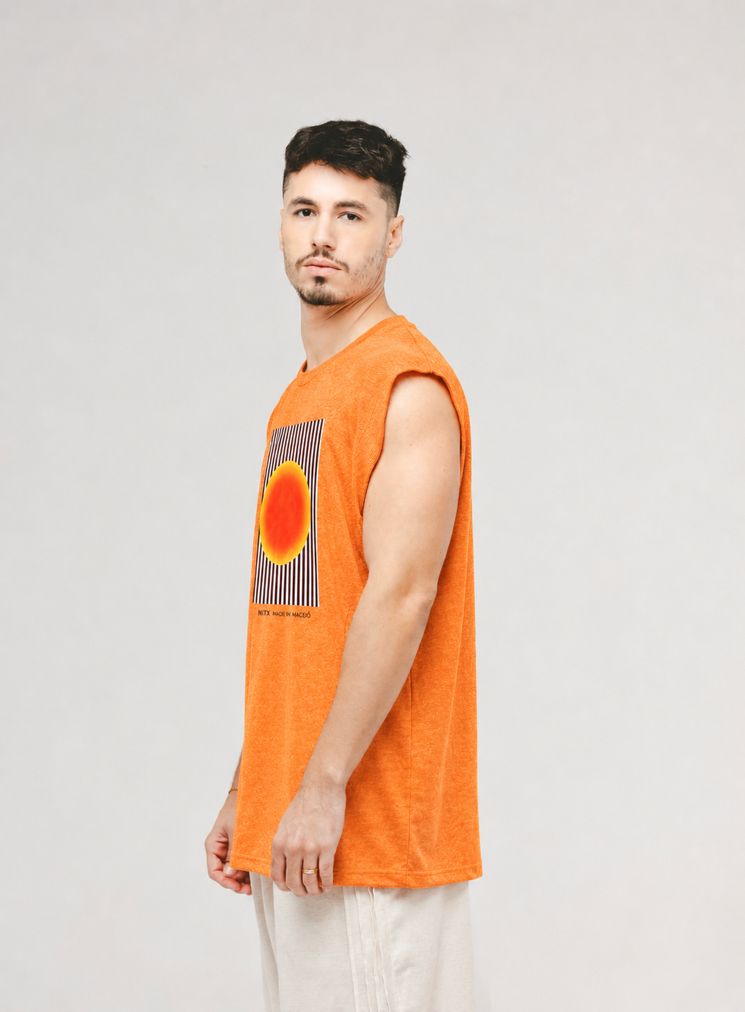 Regata Over Solar NITX Laranja vista lateral