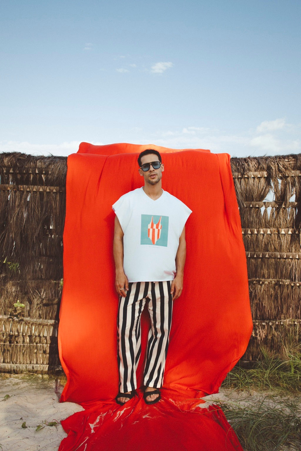 Regata Oversized Maiô Branca