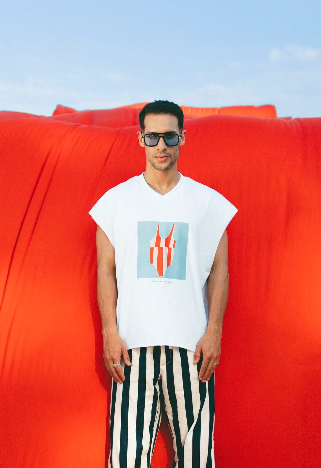 Regata Oversized Maiô Branca