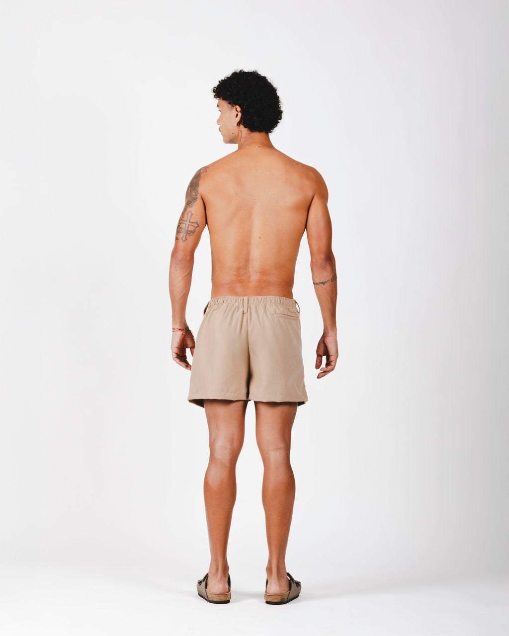 Short Alfaiataria Bege