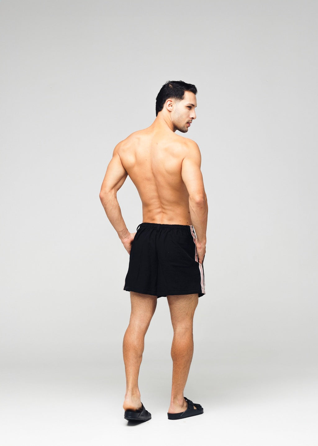Short Alfaiataria Detalhes Preto