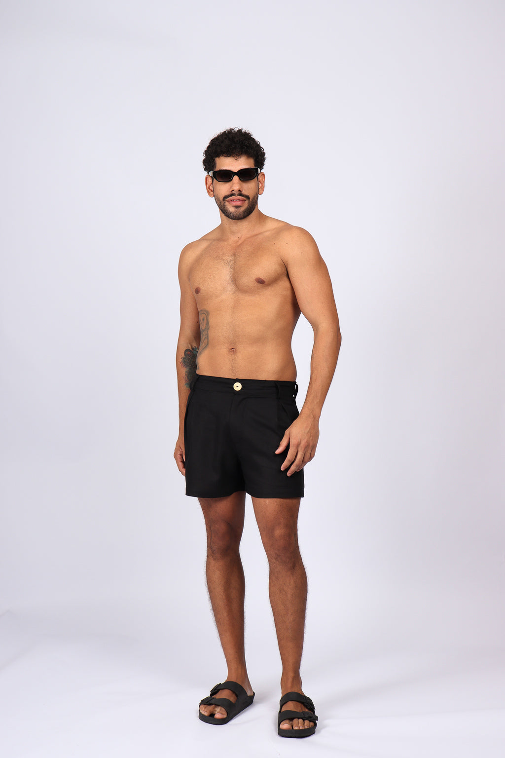 Short Alfaiataria Preto