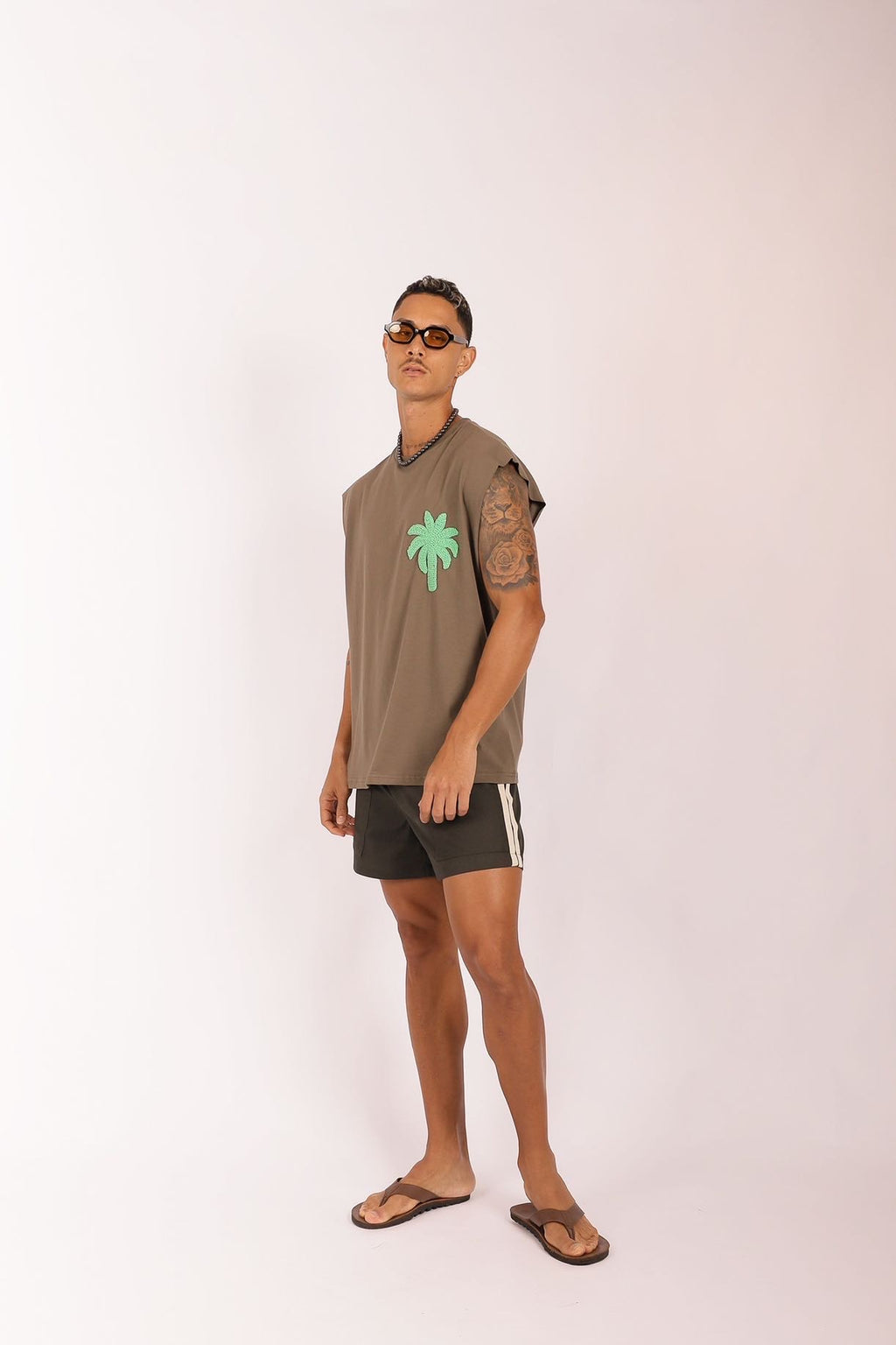 Short Alfaiataria Detalhes Verde