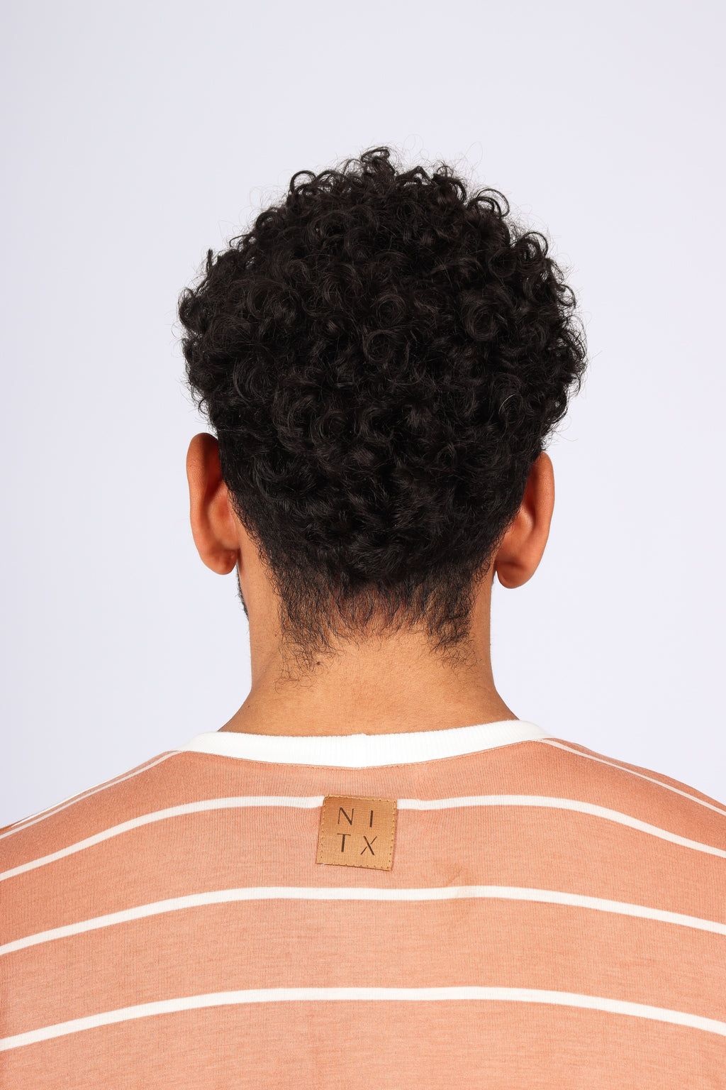 T-Shirt Over Listras Marrom